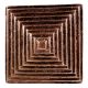 Square Pyramid Antique Copper Aluminium Cabinet Knob